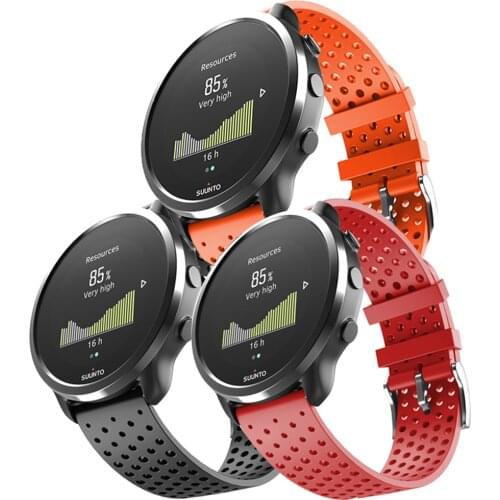 Silicone Watch Band for SUUNTO 3 Fitness Soft Silicone Bracelet Replacment Watchband for SUUTO 3 Fitness Smart Watches Accessory