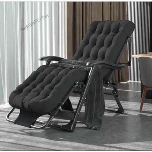 Folding Reclining Chair Office Lunch Nap Folding Bed Leisure Back Lazy Sofa Home Balcony Portable Chair