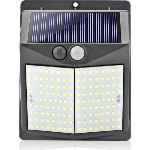 Motion Sensor Super Bright Lighting Lamp LED Waterproof Solar Porch Lights Outdoor Heat-Resistant Decoration Wall Lamp