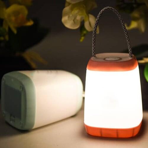 LED Night Light USB Rechargeable Camping Light Bedside Lamp Handle Rope for Bedroom Outdoor Camping Living Room Parties outdoors