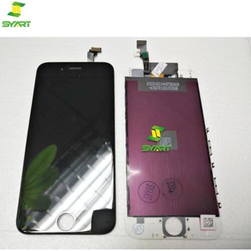 SYART 10pcs OEM LCD Display "4.7" Screen Touch Digitizer Assembly Replacement white and Black For iPhone 6