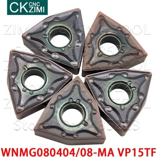 WNMG080404-MA VP15TF WNMG080408-MA VP15TF Carbide Inserts Turning tools inserts CNC metal lathe tools WNMG for stainless steel