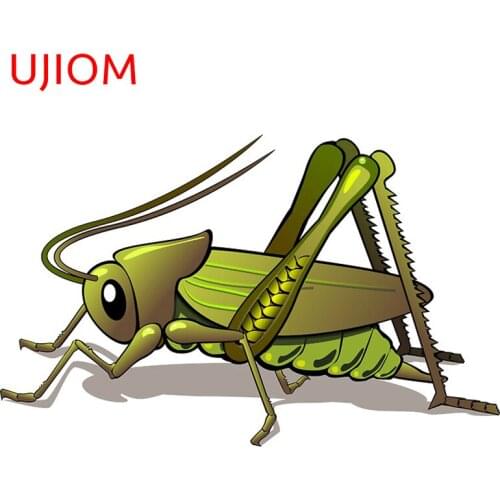 UJIOM Green Locust Sticker Cartoon Wallsticker Japanese Art Decoration Wallpaper Vinyl Decal Wall Decor Removable PVC Decals