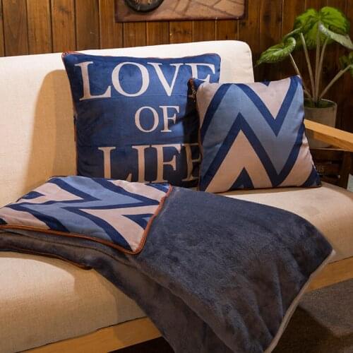 Pillow and Quilt Dual-Use Coral Fleece Winter Thickening