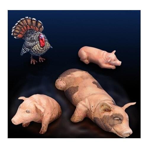 1:35 die-cast resin small animal scene layout model assembly kit name B114