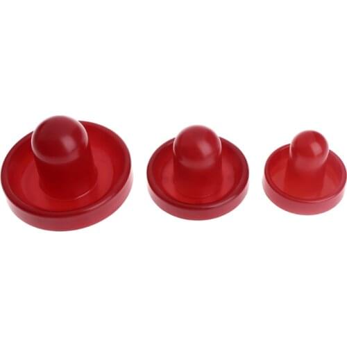 1set Air Hockey Accessories Goalies Puck Felt Pusher Mallet Adult Table Games X3UA