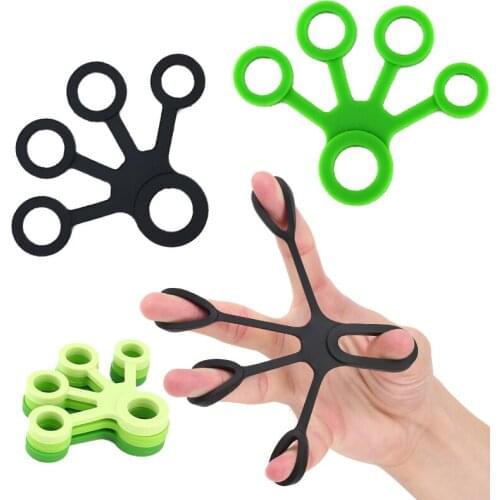 1Pcs Silicone Hand Expander Finger Gripper Stretcher Trainer Strength Resistance Bands Hand Grip Yoga Wrist Exercise Fitness
