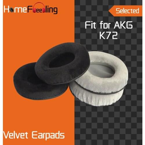 Homefeeling Earpads for AKG K72 Headphones Earpad Cushions Covers Velvet Ear Pad Replacement