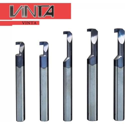 Free shipping ! SBWR CNC Tungsten steel Slotting tools Small boring Internal grooving and recessing tool Micro carbide End mills