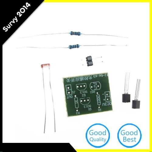 DIY Light-Operated Sensor Switch Kit Light Control Switch Photosensitive Electronic Circuit Production Funny Suite