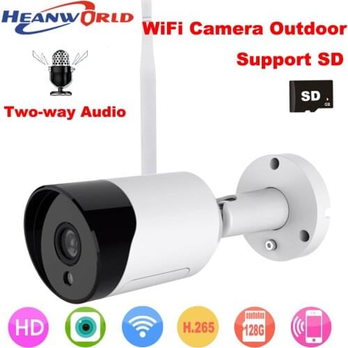 Heanworld H.265 WiFi Camera IP Outdoor 1080P 3MP 4MP 5MP Wireless Camera Waterproof Two Way Audio Security Camera