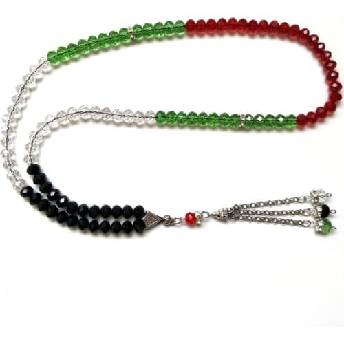 Palestine Arabic color 33 and 99 tesbih Prayer beads tasbih muslim car-home-office hanging masbaha misbaha sibaha subha