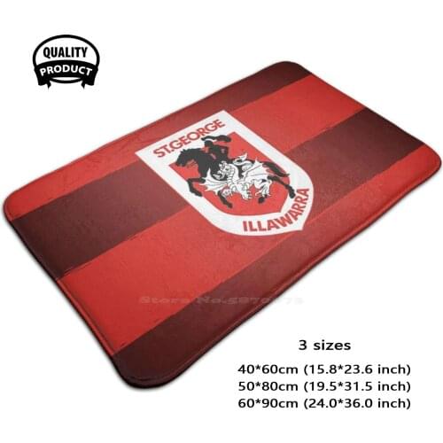 St George Illawarra 2021 Face Soft Foot Pad Room Goods Rug Carpet St George 2021 St George 2020 St George Illawarra St George