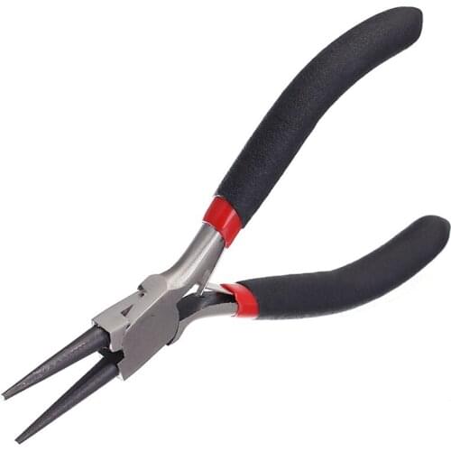 Strong Black Needle Round Nose Pliers Jewelry Making Tools Equipments Diy Handmade Tool Supplies For Jewelry