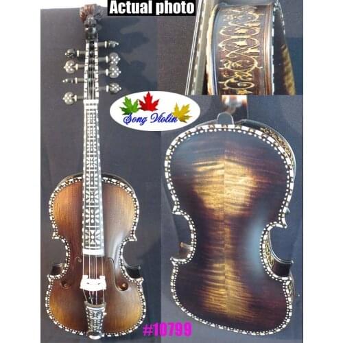 Deluxe fancy Norwegian fiddle 15" viola (4*4) of concert #10799