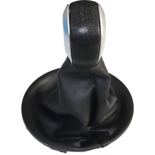 5 Speed Matte & Leather Manual Gear Shift Knob Shifter Lever Handle Stick For Citroen Berlingo III MK3 For Peugeot Partner