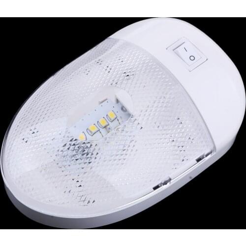 RV Boat Marine Interior Roof Ceiling Dome Lamps Reading LED Lights DC 12V