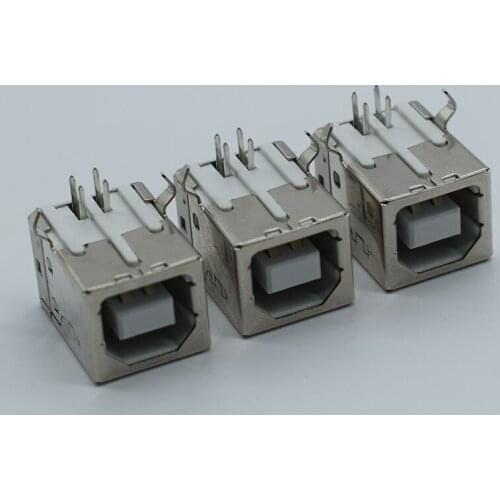 USB printer BF90 degrees B female USB data interface type D mouth USB socket