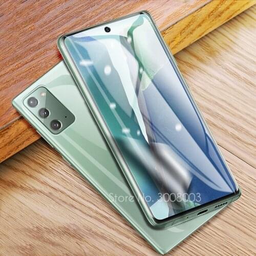 1/2 pcs soft hydrogel protective film for samsung galaxy note 10 plus note20 not 20 ultra 20ultra screen protectors curved film