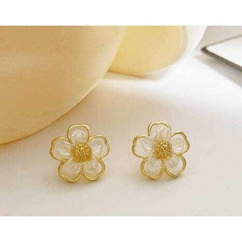 2021 Mini Size Ear Studs Alloy Skin-firendly Hollow Alloy Women Ear-studs Fashion Earrings Jewelry Accessories Dropshipping