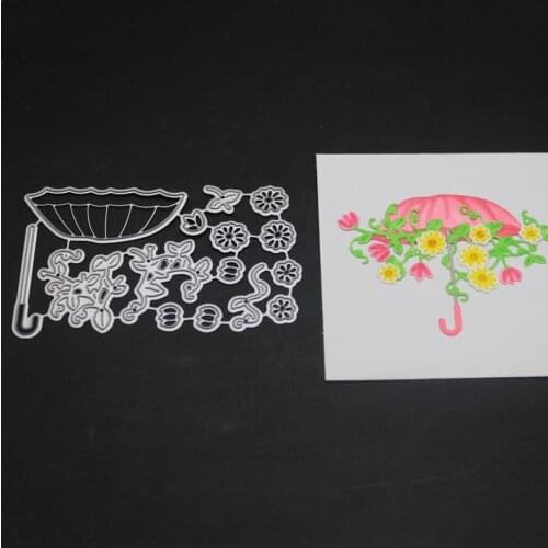 Umbrella Vine Metal Cutting Dies Rattan Troqueladora Flower Frame Decoration Stencil Scrapbooking Stamps And Dies 2019 New Craft