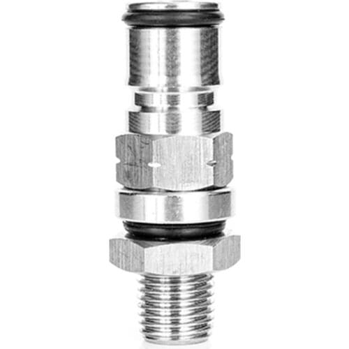 19/32-18inch UNF Ball Lock Post 1/4 Inch Thread Bulkhead Assembly BSP Hex Nipple Ball Lock Post Adapter Brewing Beer