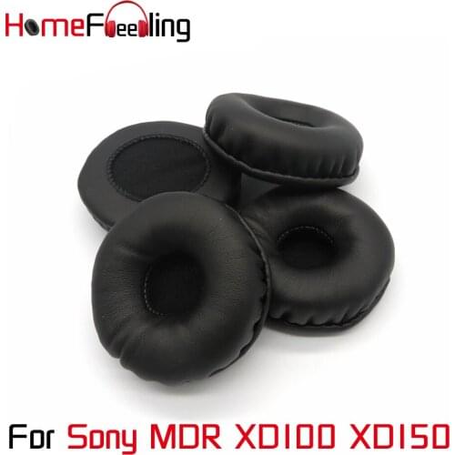 Homefeeling Ear Pads for Sony MDR XD100 XD150 Headphones Super Soft Velour Thicken Sheepskin Leather Ear Cushions Replacement