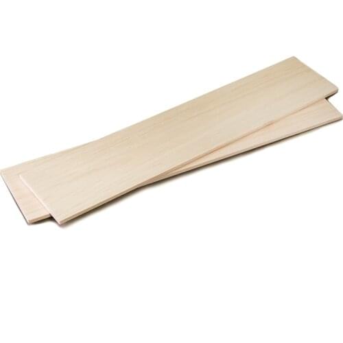 AAA+ Balsa Wood Sheet ply 500mm long 100mm wide 1/1.5/2/3/4/5/6/8/10mm thick for airplane/boat model DIY
