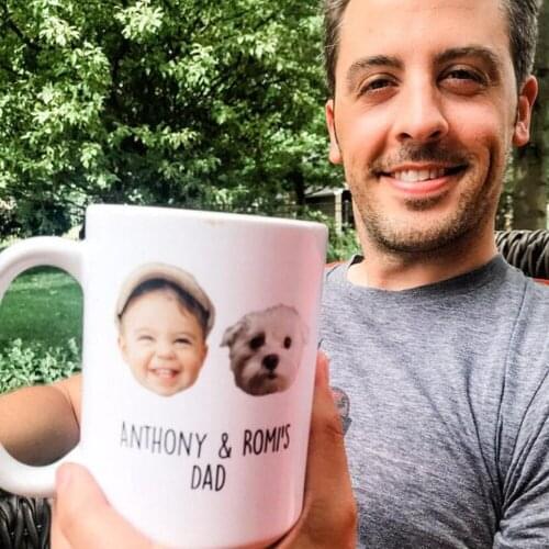 Personalized gift for oma, gift for oma, photo mug for oma, grandkids face gift, grandchildren face mug