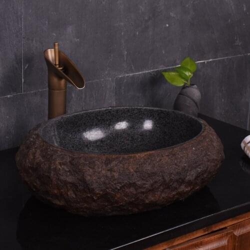 Stone Wash Basin Retro Table Basin European Antique Art Basin Personalized Creative Stone Wash Basin Plate