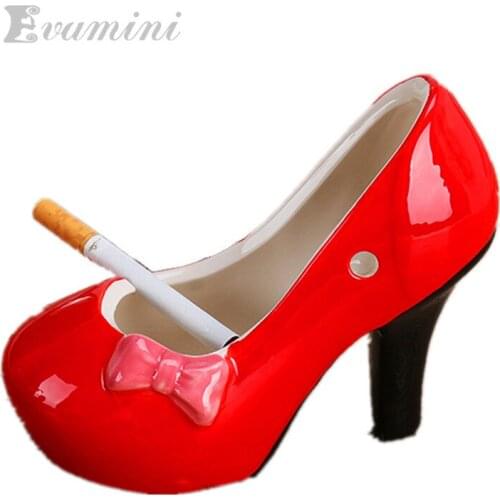 Ceramic Ashtray Creative Flower Pot Personality Green Planter Fashionable Home Supplies Gift Office Living Room Decoration Cigar