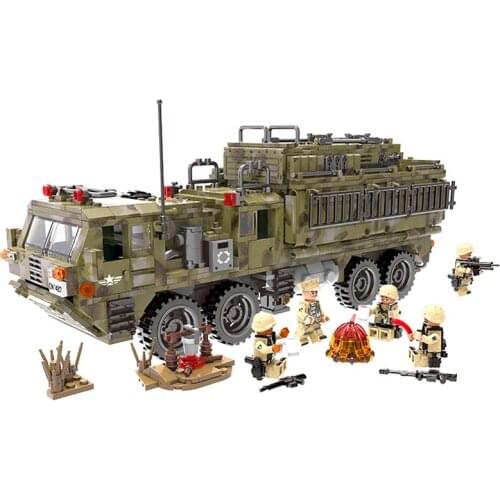 XINGBAO Genuine 06014 Self-Locking Brick лего Military Building Blocks Scorpio Heavy Truck Special Forces Soldier Education Toy