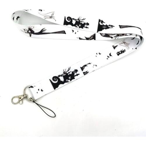 Cartoon Keychain Lanyard For Keys ID Badge Holder DIY Hang Rope Mobile Phone Accessories Neck Strap With Key Ring