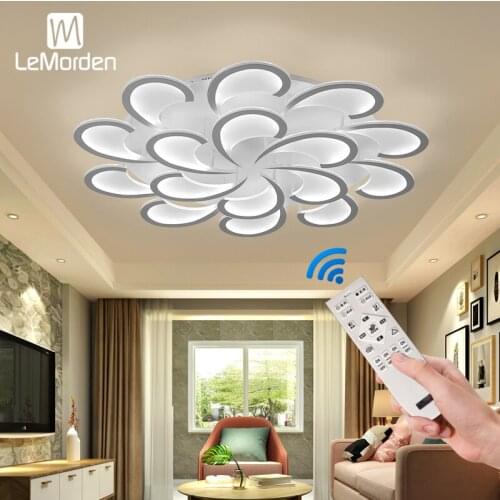 New Led Chandelier Indoor Lighting for Living Room Bedroom Home chandeliers by LeMorden Ceiling Chandelier Lamp