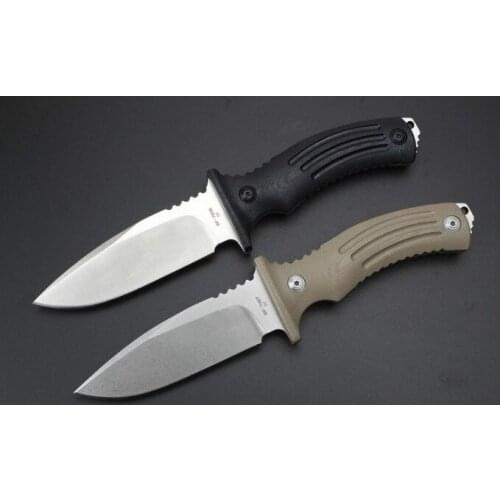 Fo Nar D2 Blade Straight Knife Fixed Blade Knife Steel + G10 Handle Camping Hunting Survival Gift Knife EDC Multi Tools a1779