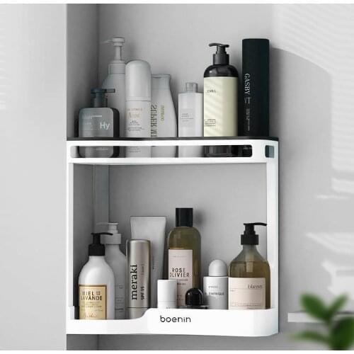 Wall Bathroom Shelf Drainable Storage Rack Shampoo Shower Shelf For WC Home Storage Rack Organizer Bathroom Accessories