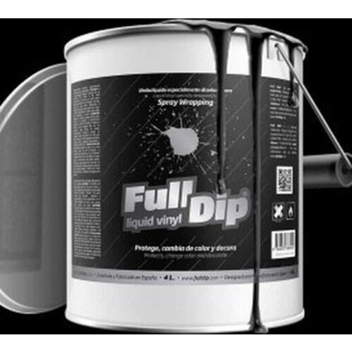 FULL DIP BLACK MATTE BUCKET 4 LITERS FULLDIP PLASTIDIP