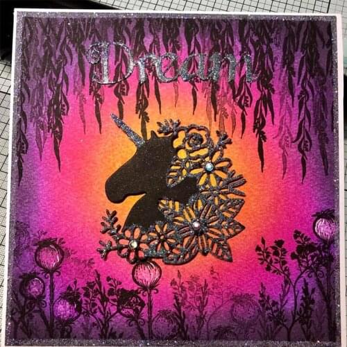 Sihouette Animal Unicorn Metal Cutting Dies Stencils For DIY Scrapbooking Decorative Embossing Paper Cards Handcraft Die Cut