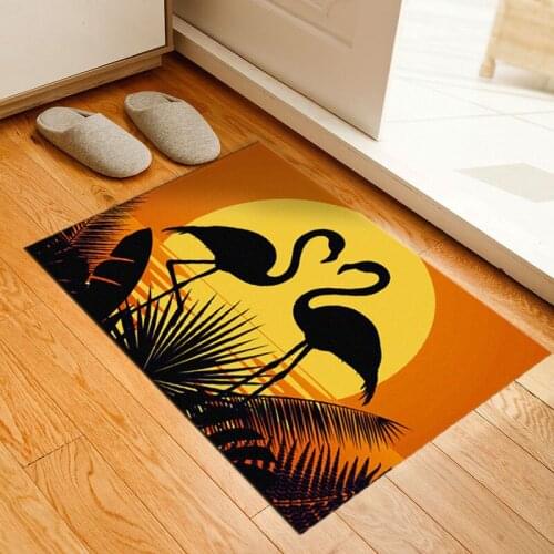 Modern European ThanksGiving Flamingo 3D Non-Slip Printed Floor Carpet Mats Bedroom Hallway Rug for Living Room Children Carpets