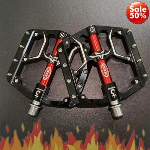 CXWXC GUB Flat Bicycle Pedals with 3 Sealed Bearings, Flat Wide Platform Pedals, Wide Platform Pedals, MTB Bicycle Accessories