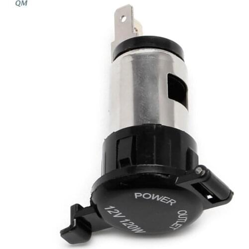 Waterproof 12-24V Cigarette Lighter Socket Power Plug Outlet Parts For Car 13MF