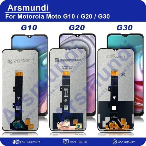 6.5'' Original For Motorola Moto G10 LCD Display With Touch Screen Assembly Repair Screen For Motorola XT2127-2 Display