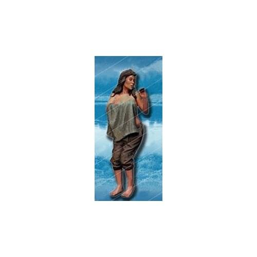 1/16 modern girl with a towel toy Resin Model Miniature resin figure Unassembly Unpainted