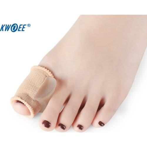 1 Pair Big Toe Sleeve Toe Separator Hallux Valgus Corrector Blackmailed Orthoses Corn Sleeve Foot Care Appliance