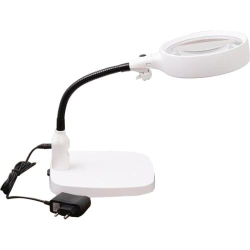 138mm Large Exquisite Plug-in Maintenance Reading Multi-function with Light 8X High Magnification Definition Magnifying Glass