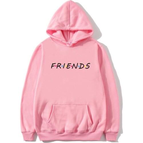 2019 Friends Print Hoodies Men Sweatshirts Hip hop Harajuku Hoodie Men/Women Clothing Loose Outwear Fall Long Sleeve Pullovers