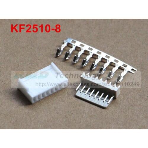50set/lot KF2510 KF2510-8 connector 2.54mm 8pin