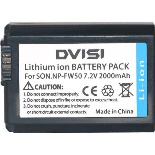 NP-FW50 FW50 NPFW50 Rechargeable Battery for Sony Alpha 7 7R II 7S a7S a7R II a5000 NEX-7 SLT-A37 DSC-RX10 RX10 II III 7SM2