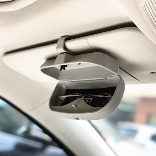 Car Accessories Sun Visor Glasses Box for Toyota SIENTA Vellfire Verso PROACE Hilux Tacoma Tundra 4Runner FT-EV FT-HT FT-AC AYGO