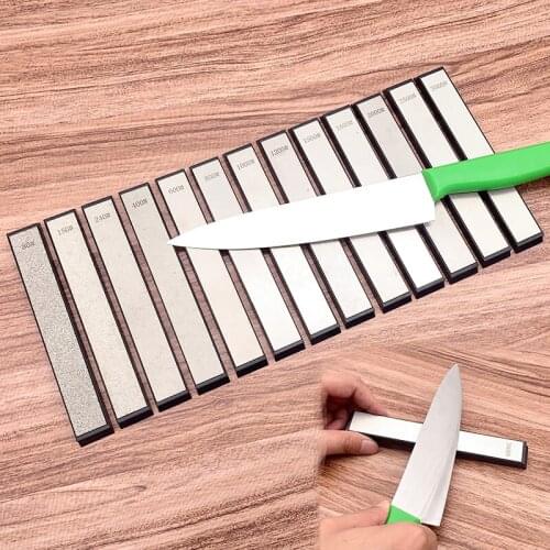 Diamond sharpening stone whetstone Kitchen bar knife sharpener Scissors Razor Whetstone Polished leather sharpener 80-3000 Grit